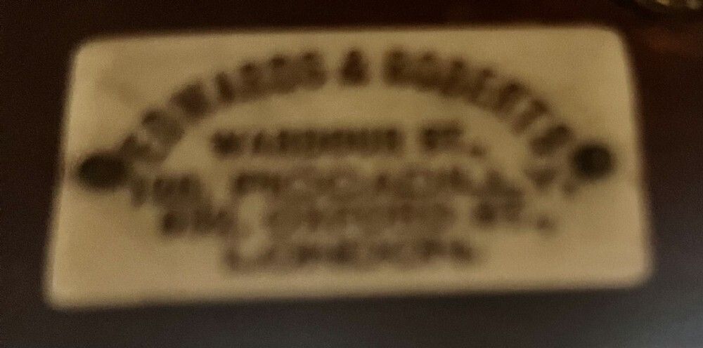 Edwards & Roberts Mahogany Desk photo 935.0