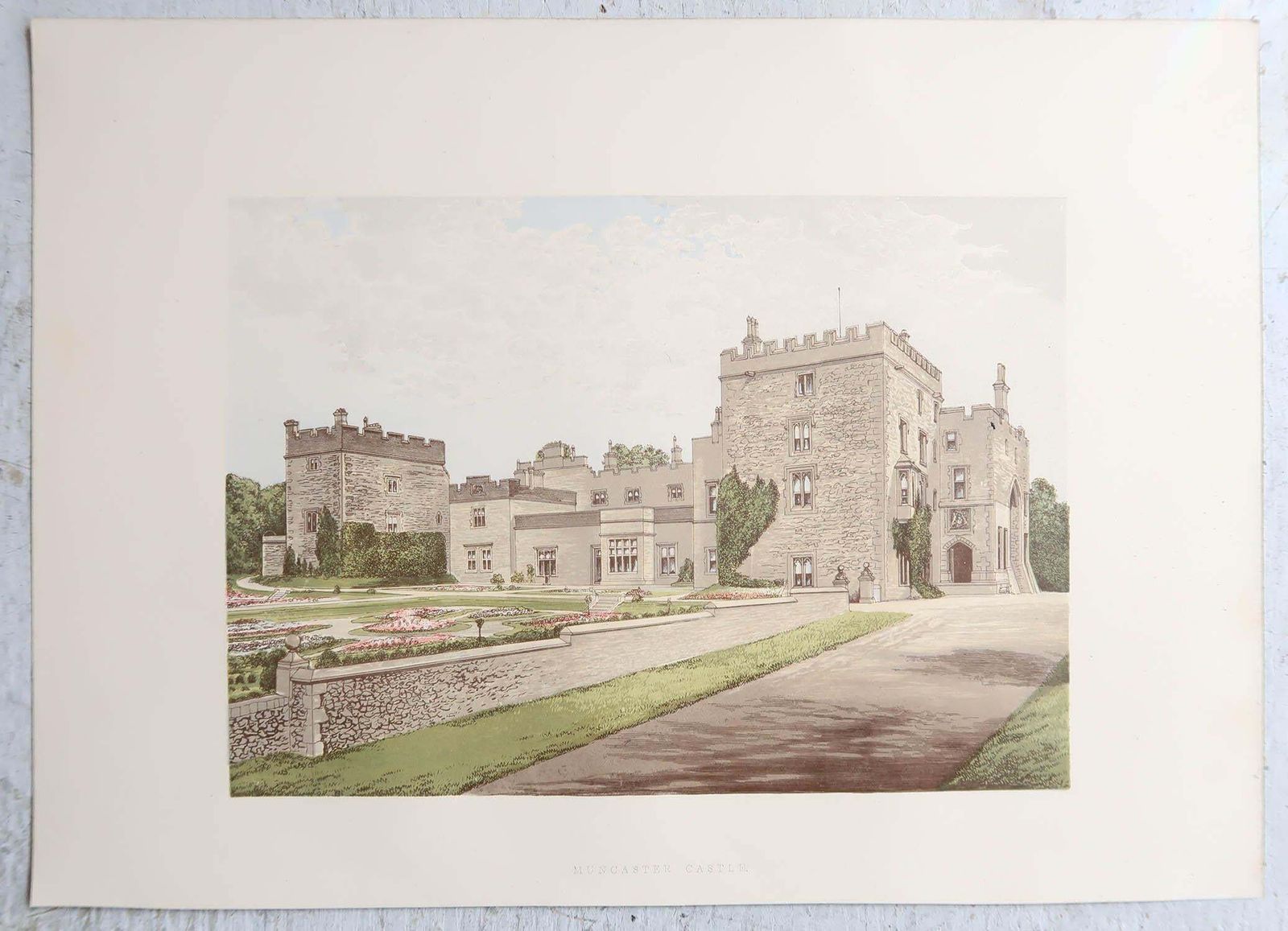 Set Of 10 Original Antique Prints Of British Castles, C.1880 photo buy