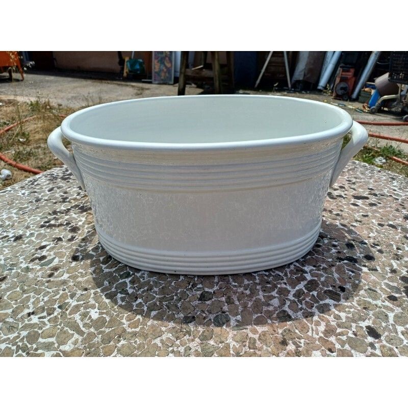 Home Decor Earthenware Planter: Bf Belgium 19th photo