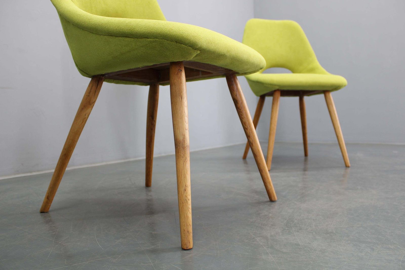 1960s Miroslav Navratil Fiberglass Shell Lounge Side Chairs, Czechoslovakia photo buy