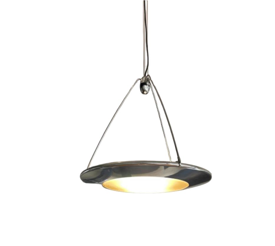 4 X Ezio Didone Mira S Ufo Pendant Light For Arteluce  Flos Italy 1990s photo furniture