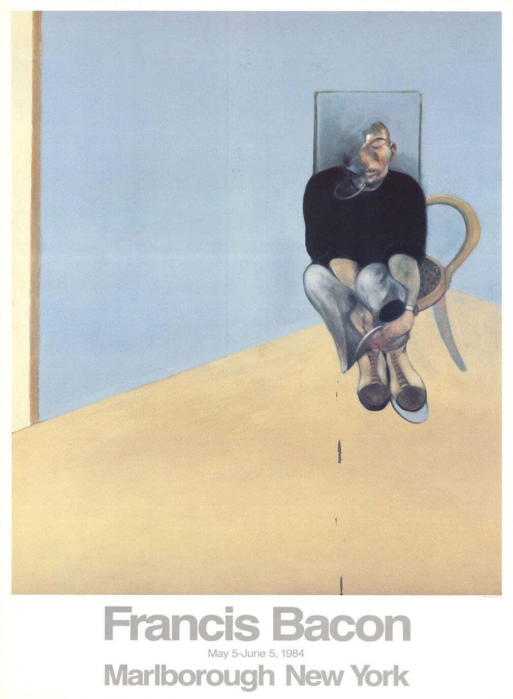 Francis Bacon   Marlborough Gallery" Original Vintage Poster"