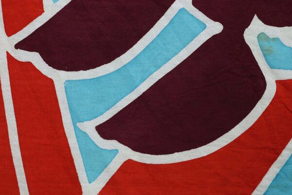 Late 20th Century Large Japanese Fishing Flag (4) photo buy