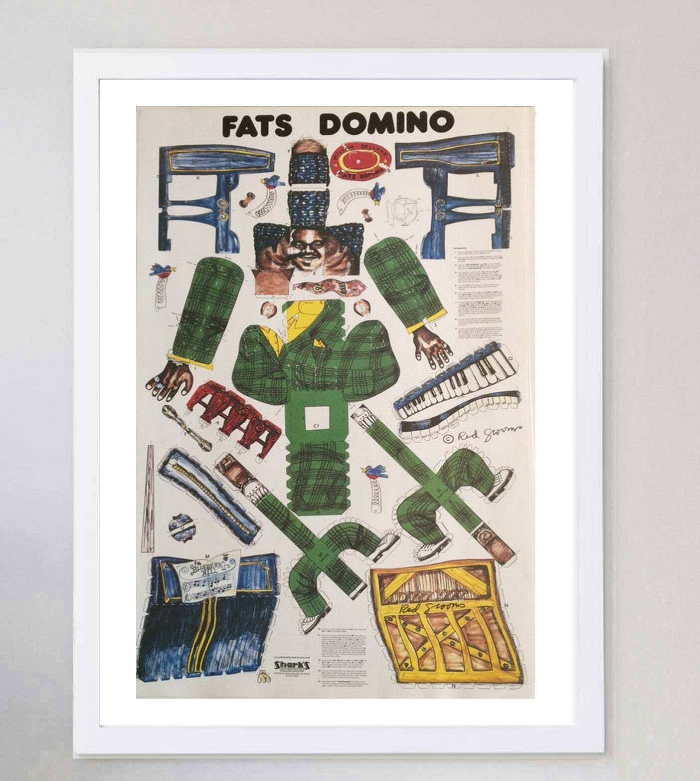 Fats Domino   Red Grooms" Original Vintage Poster" photo for sale