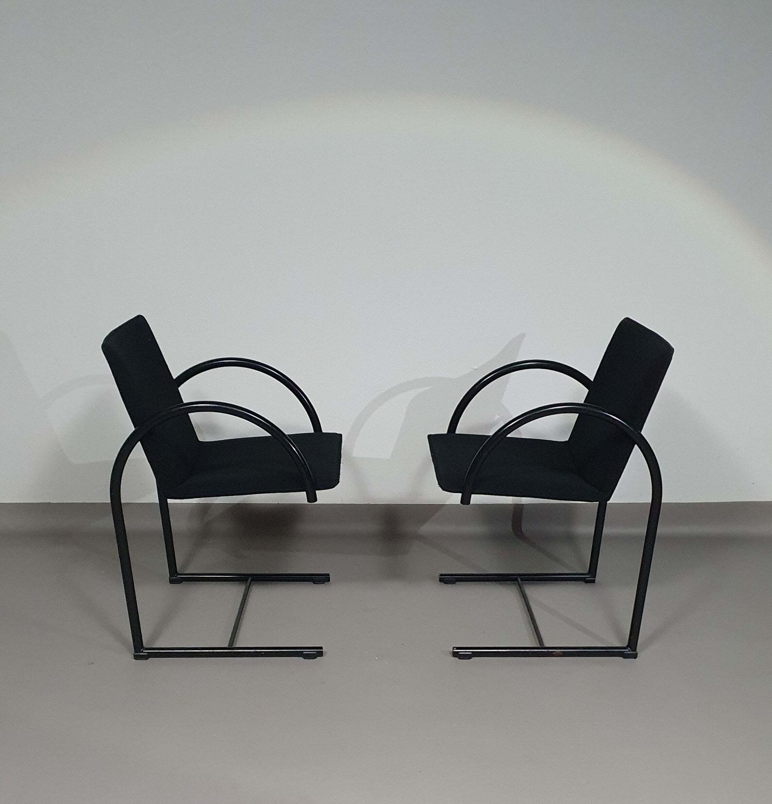 1266.0 Cirkel Arm Chairs By Pierre Mazairac & Karel Boonzaaijer For Metaform 1980s photo