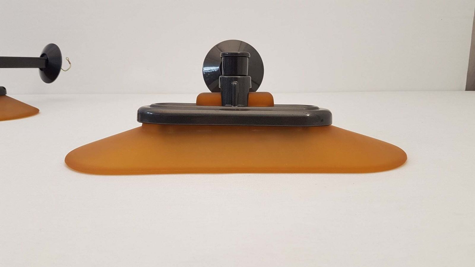 5 X Yellow Glass And Metal Wall Sconce Jill   Perry King, Santiago Miranda And Gianluigi Arnaldi For Arteluce, 1980s photo for sale