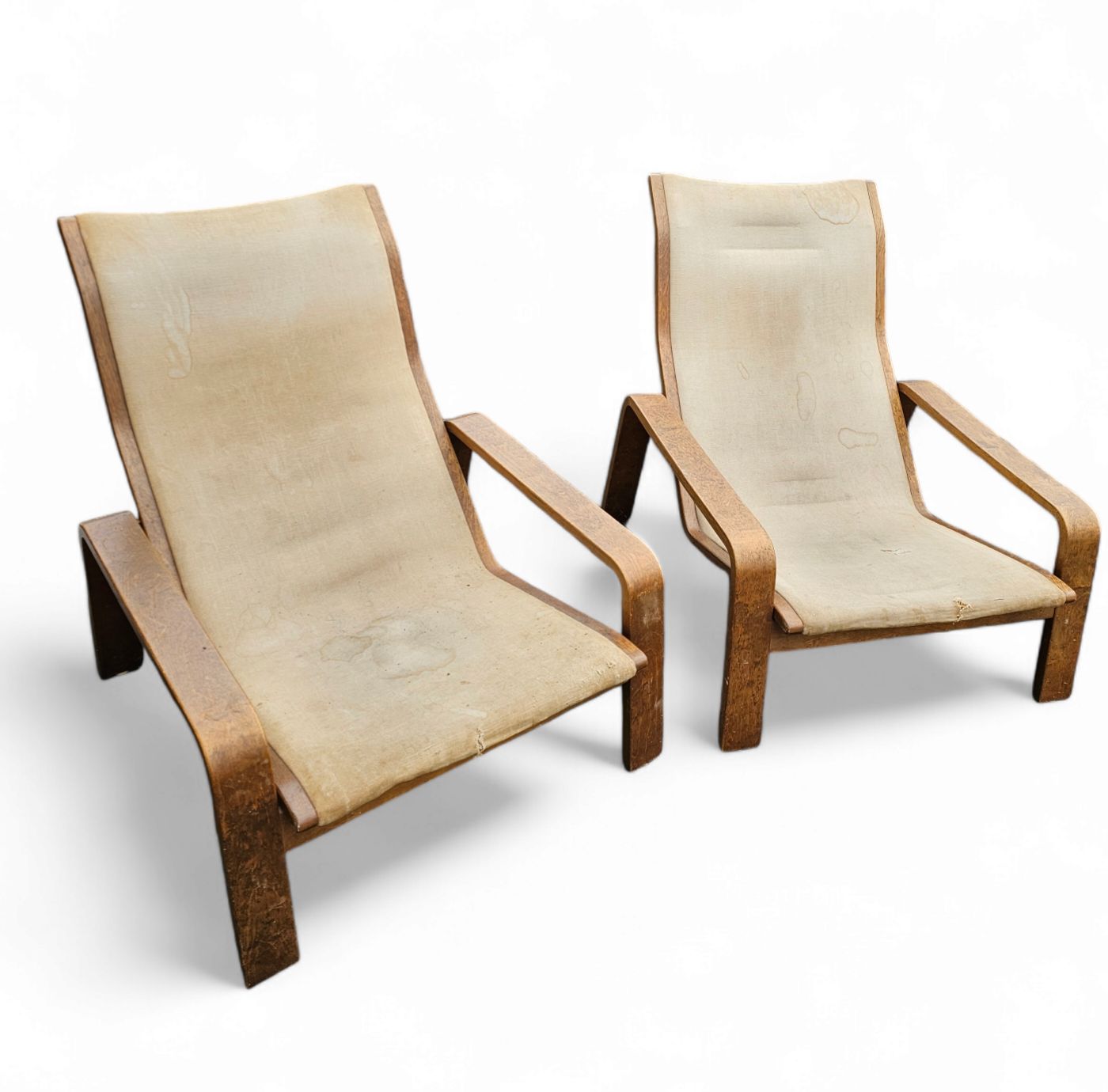Mid Century Pulkka Lounge Chair By Ilmari Lappalainen For Asko, Finland, 1960s, Set Of 2 photo furniture