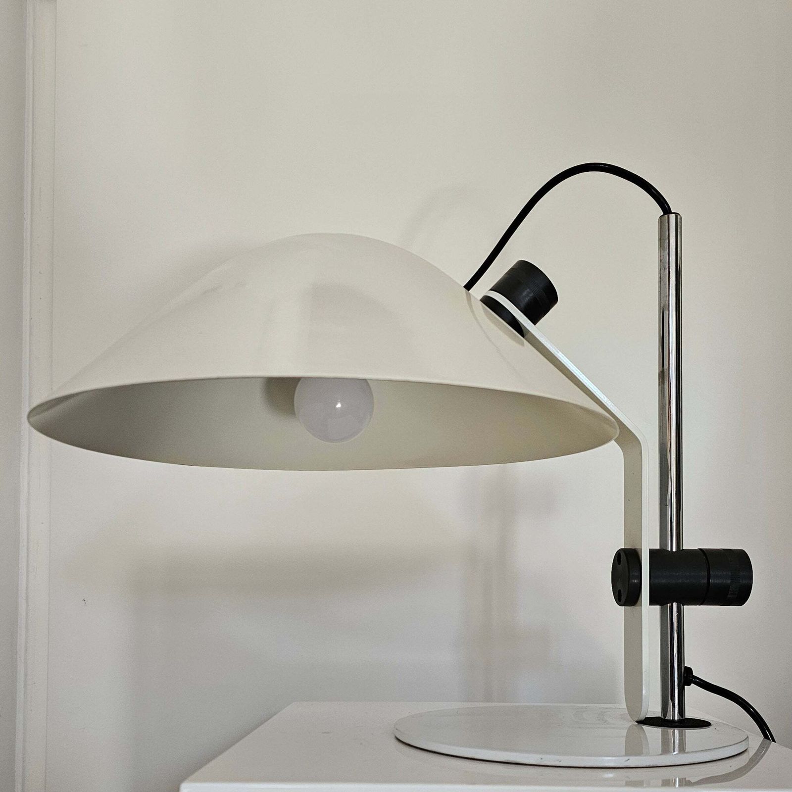 photo for sale Vintage Table Lamp By Lella Montecroci & Marco De Carli For Arrelam, 1970s