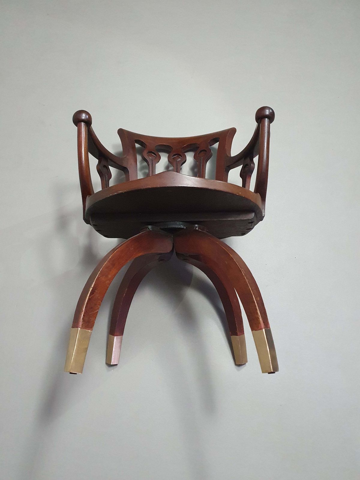photo for sale American Swivel Office Arm Chair 1930's