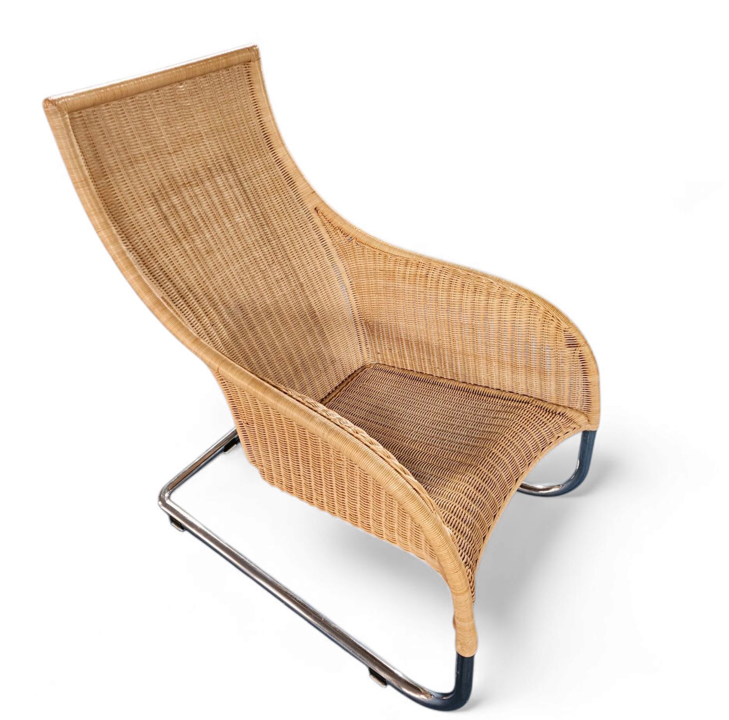 photo furniture 2 X Weighty Rattan Lounge Chair 1990s