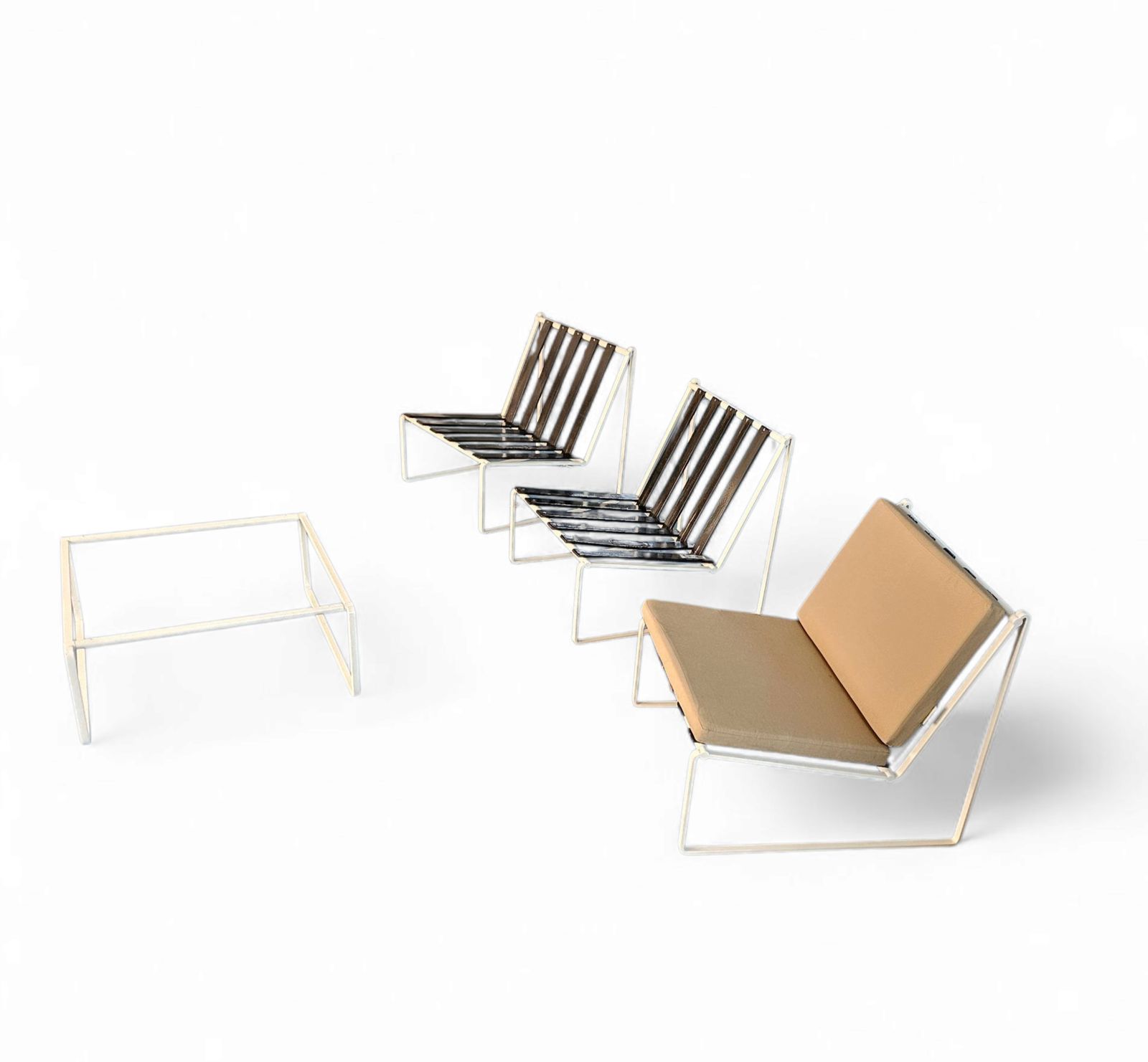photo buy Kho Liang Ie 024 Set Lounge Chairs / Coffee Table / Artifort 1962