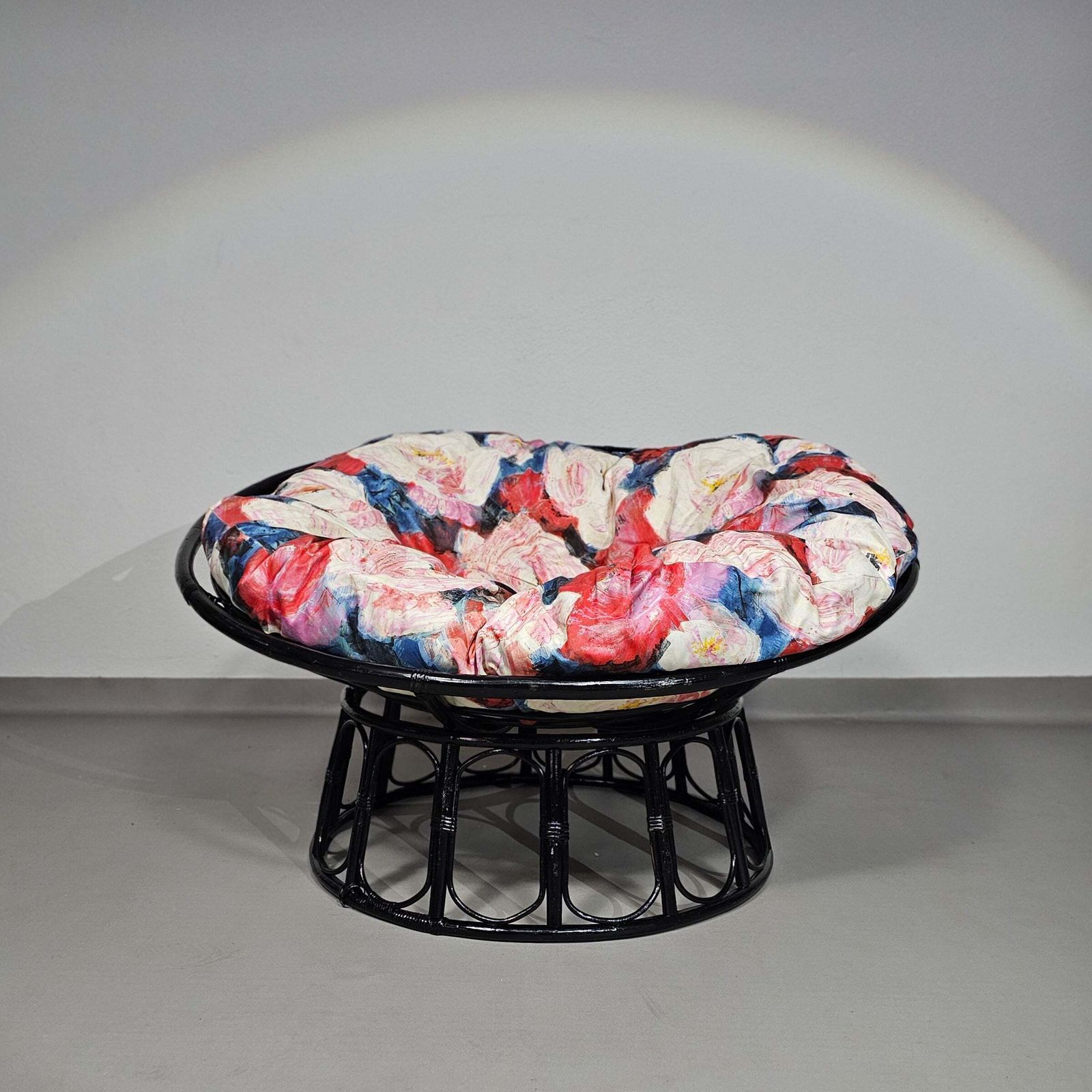 Papasan Rattan Lounge Chair 1970s Width 120 Height 70 Cm photo buy