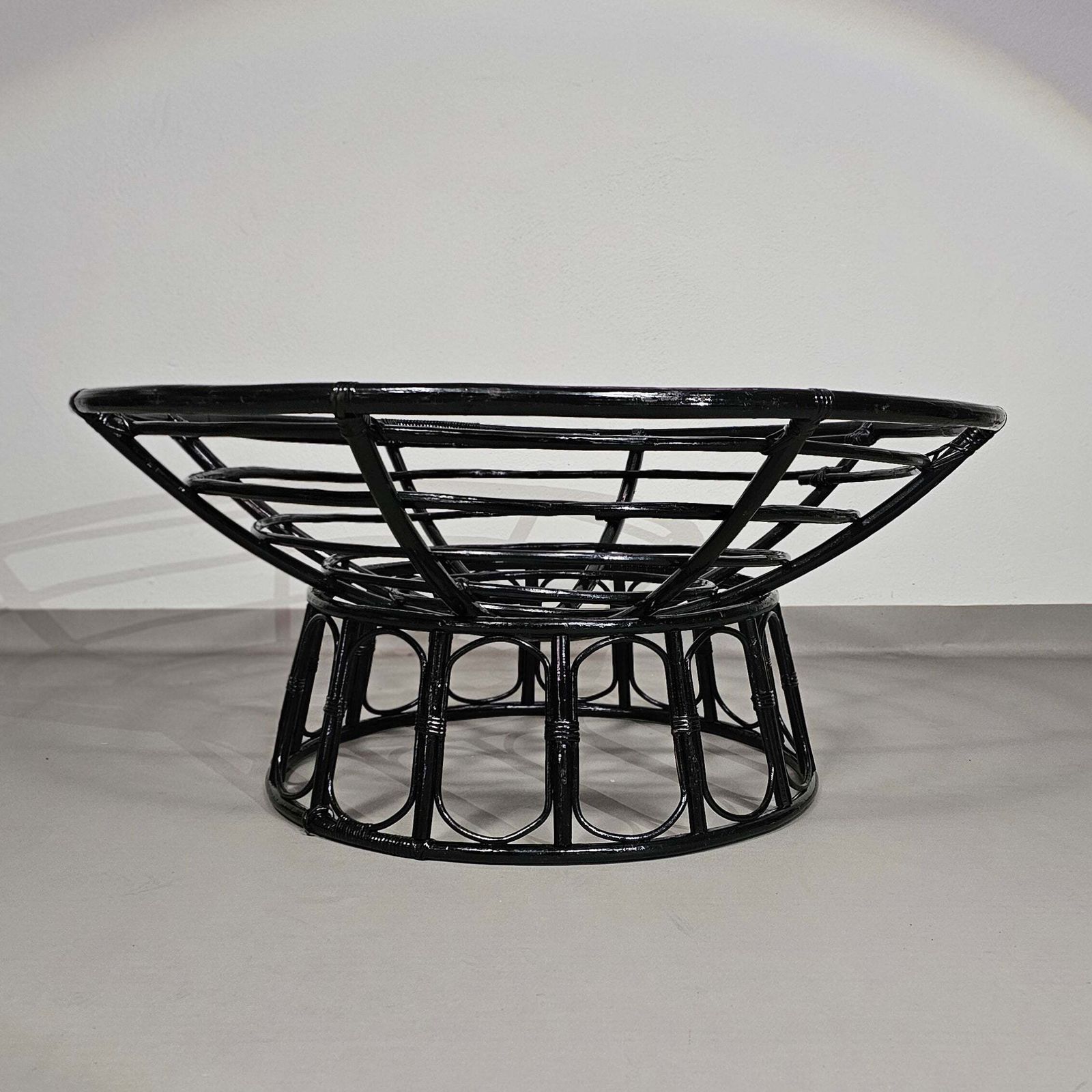 photo for sale Papasan Rattan Lounge Chair 1970s Width 120 Height 70 Cm