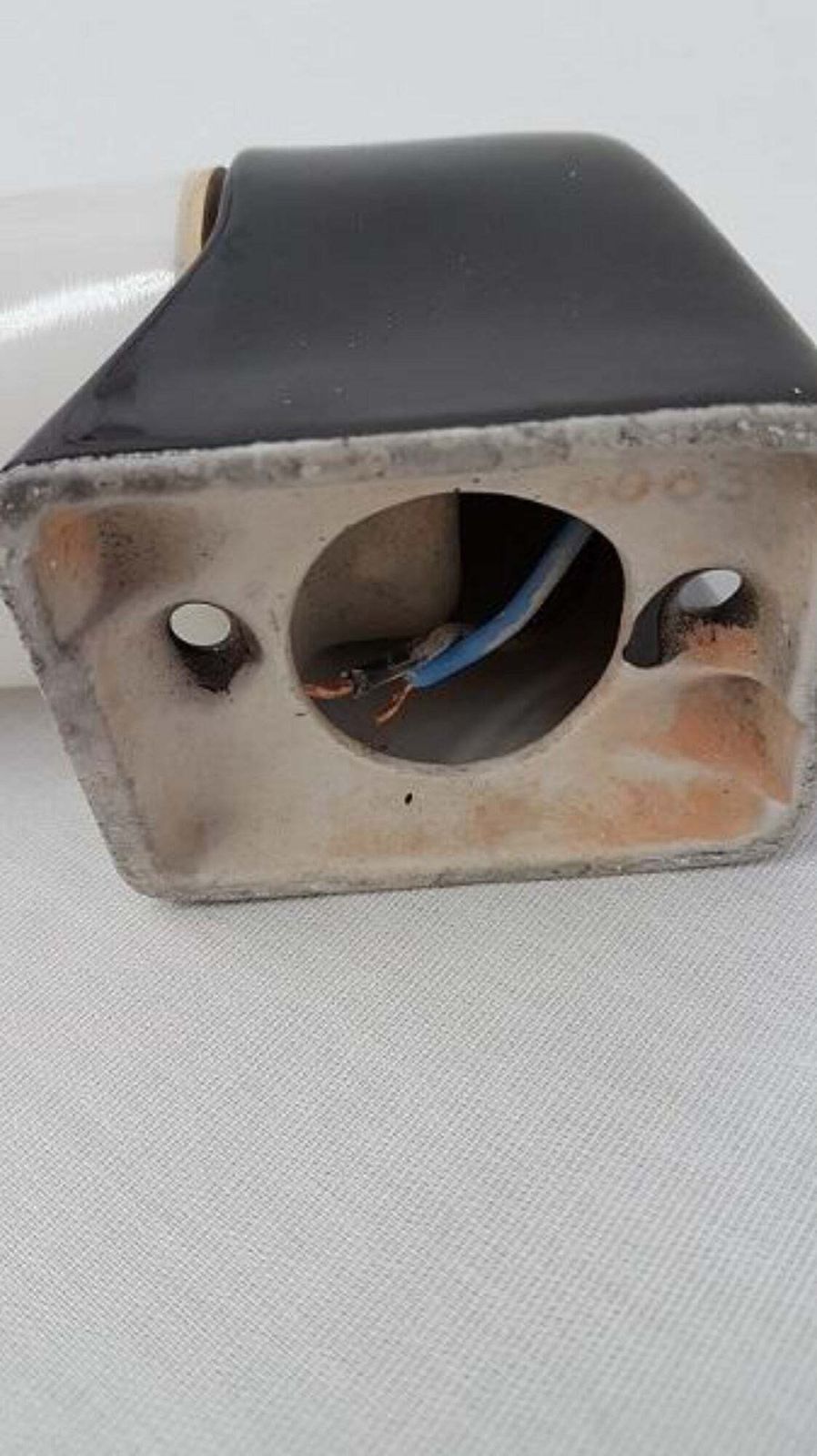 Rare Pair Of Black Wall Lamps 6063   Wilhelm Wagenfeld For Lindner Leuchten photo for sale