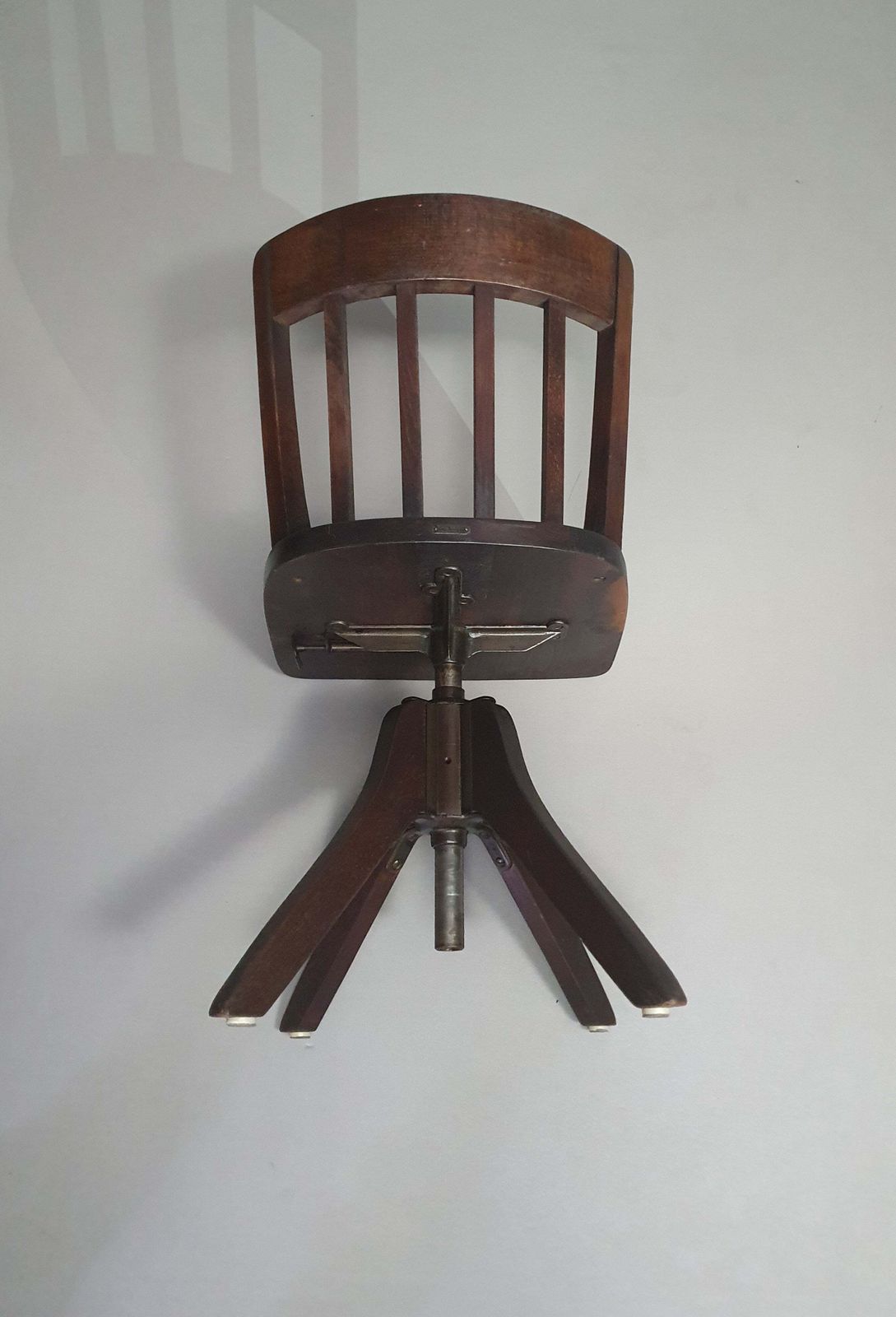 American Office Chair. Adjustable Height 45 / 56 Cm. Marked Rüegg Naegeli (Swiss) photo buy