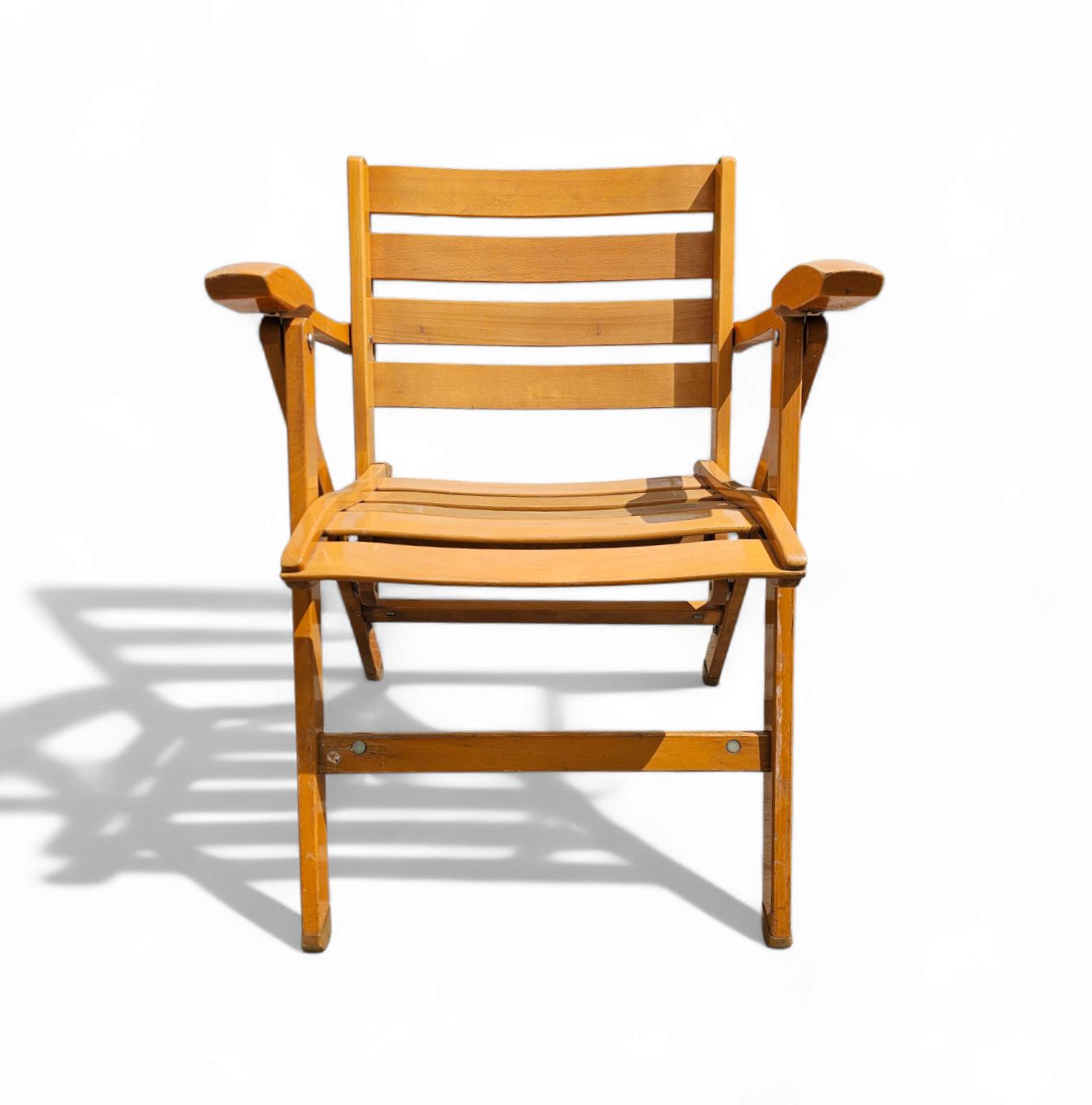 4 X Folding Chairs By Ico & Luisa Parisi For Reguitti, Italy, 1970s, photo vinterior
