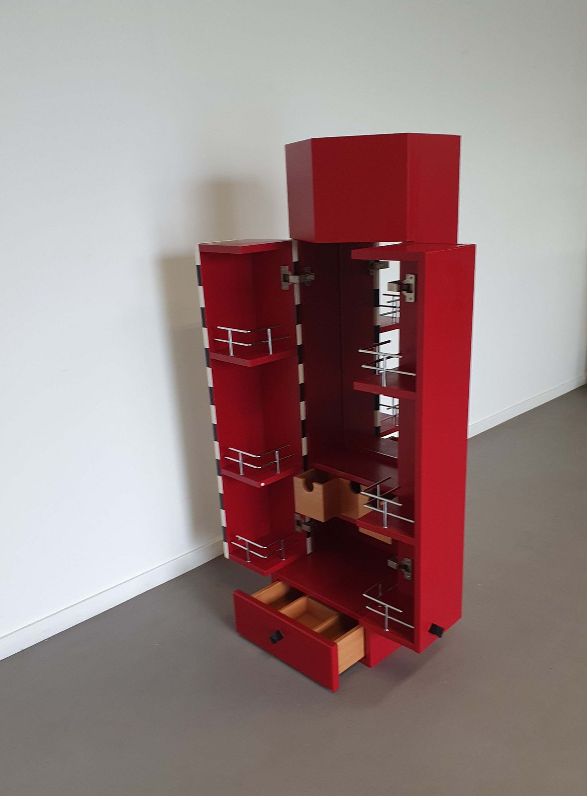 Swiss Made Bathroom Cabinet With Light And Mirror 90s photo Furniture