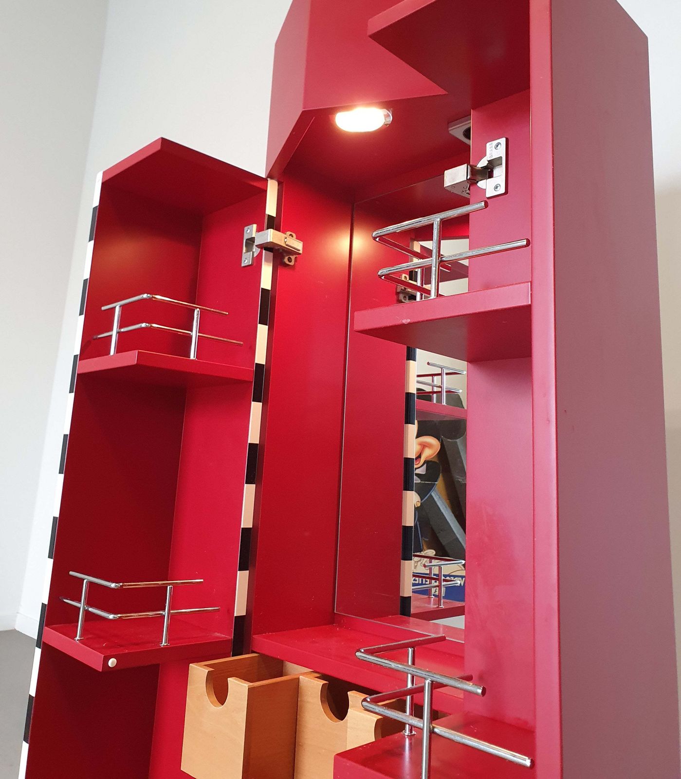 Swiss Made Bathroom Cabinet With Light And Mirror 90s photo buy