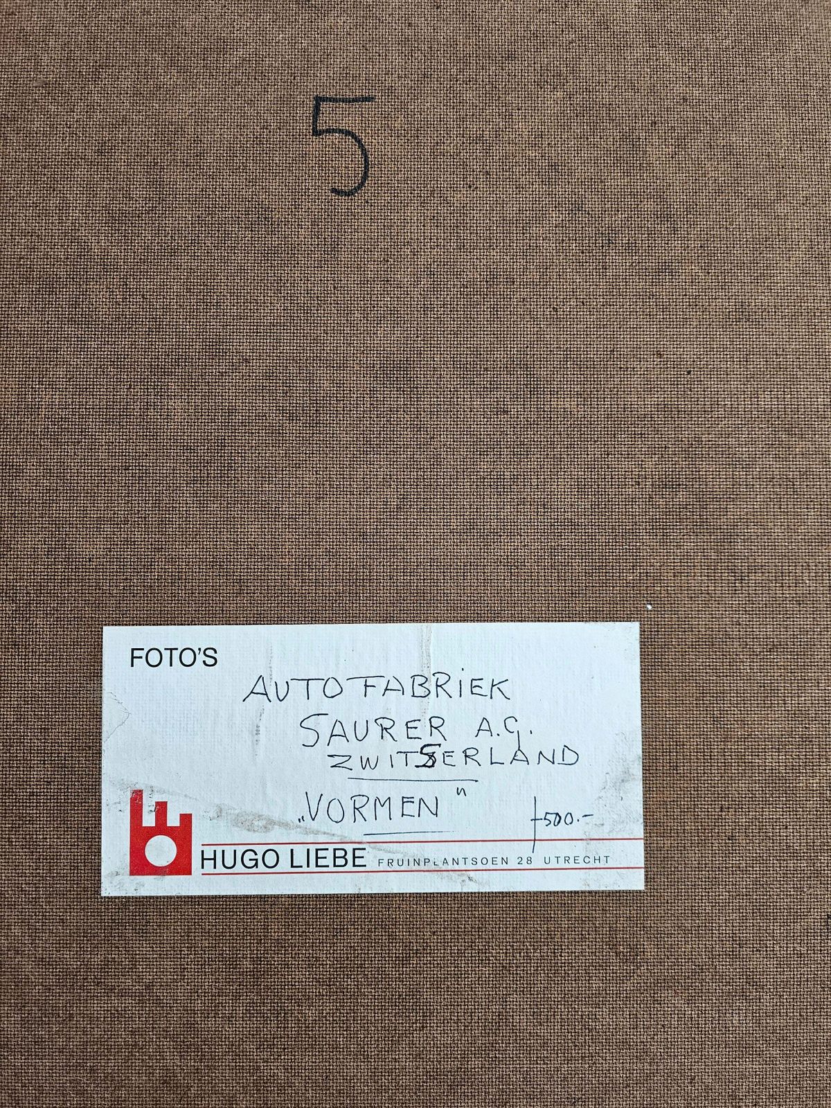 6 X Barite Photos Of A Gearbox On Board By Hugo Liebe 1960s photo buy