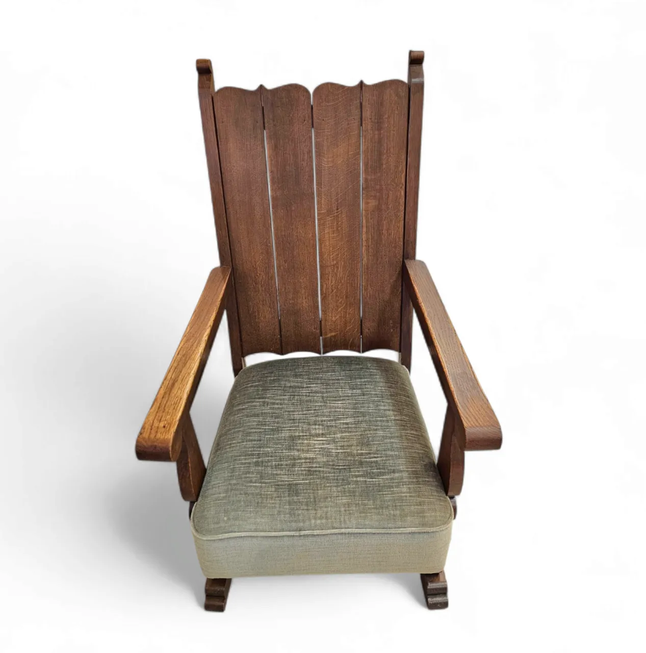 Oak Arm Chair 1930s, Vintage