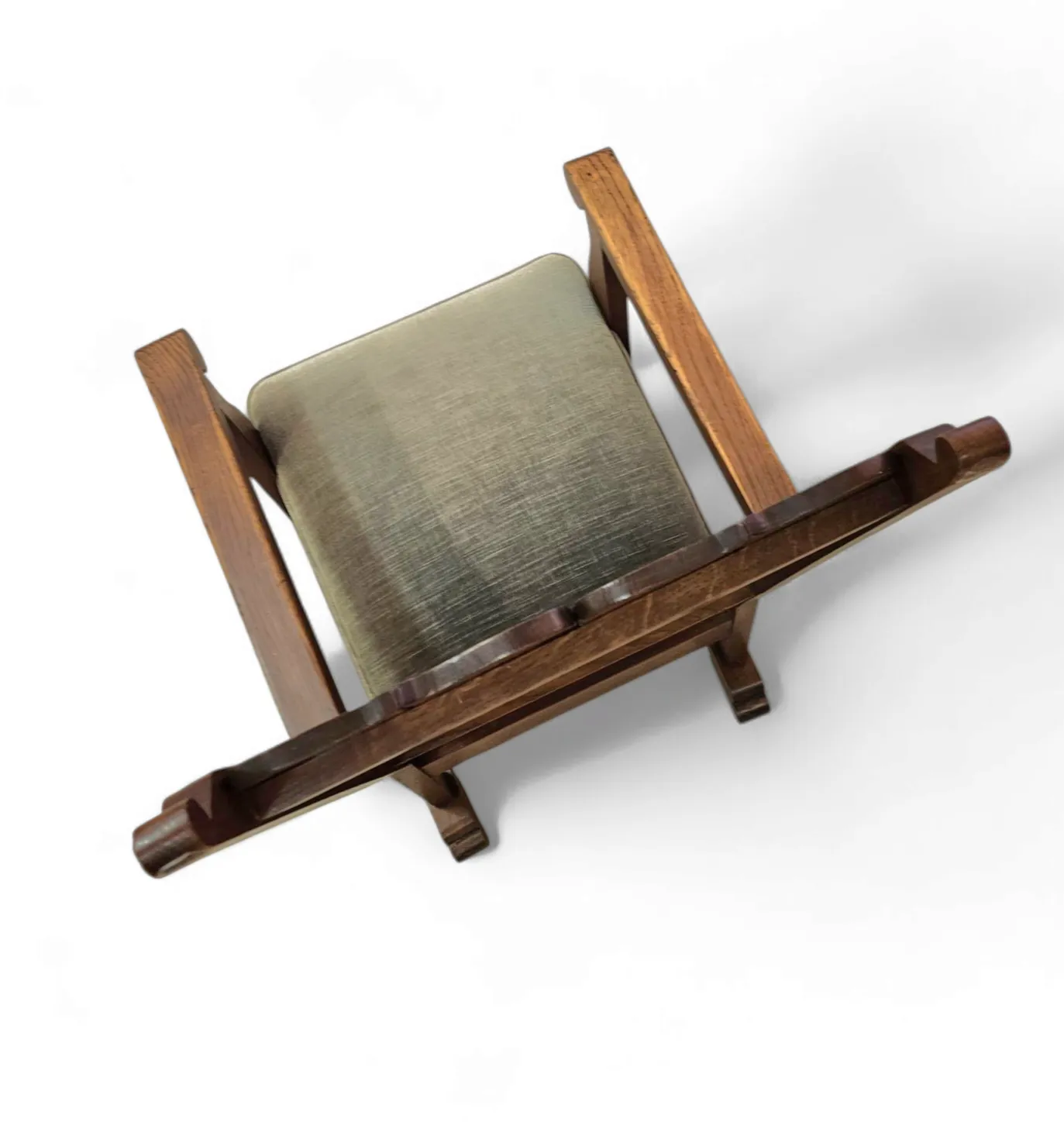 Oak Arm Chair 1930s, Vintage photo Furniture