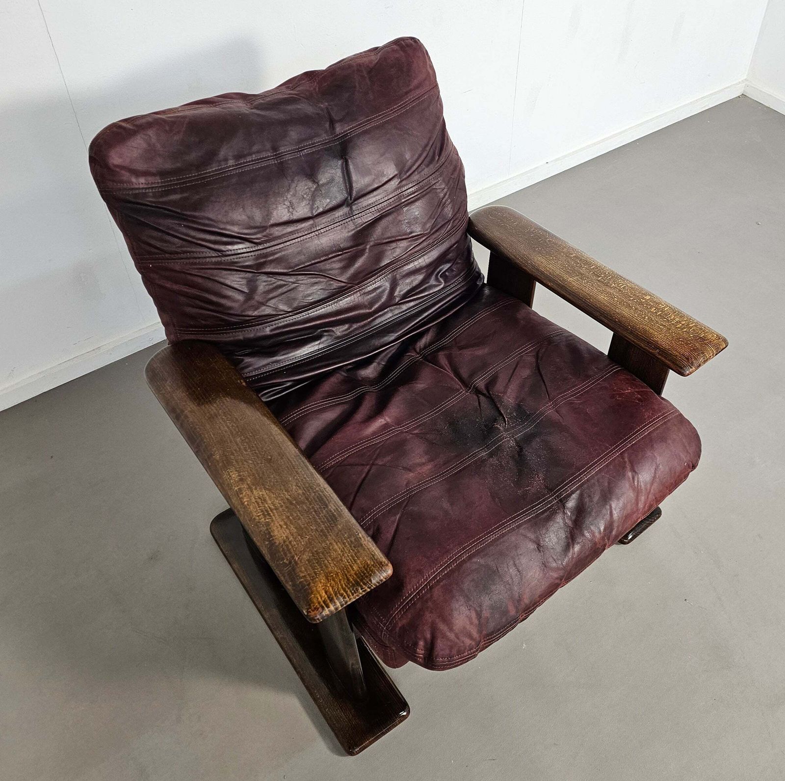Brutalist Armchair 1960s, Vintage photo 844.0