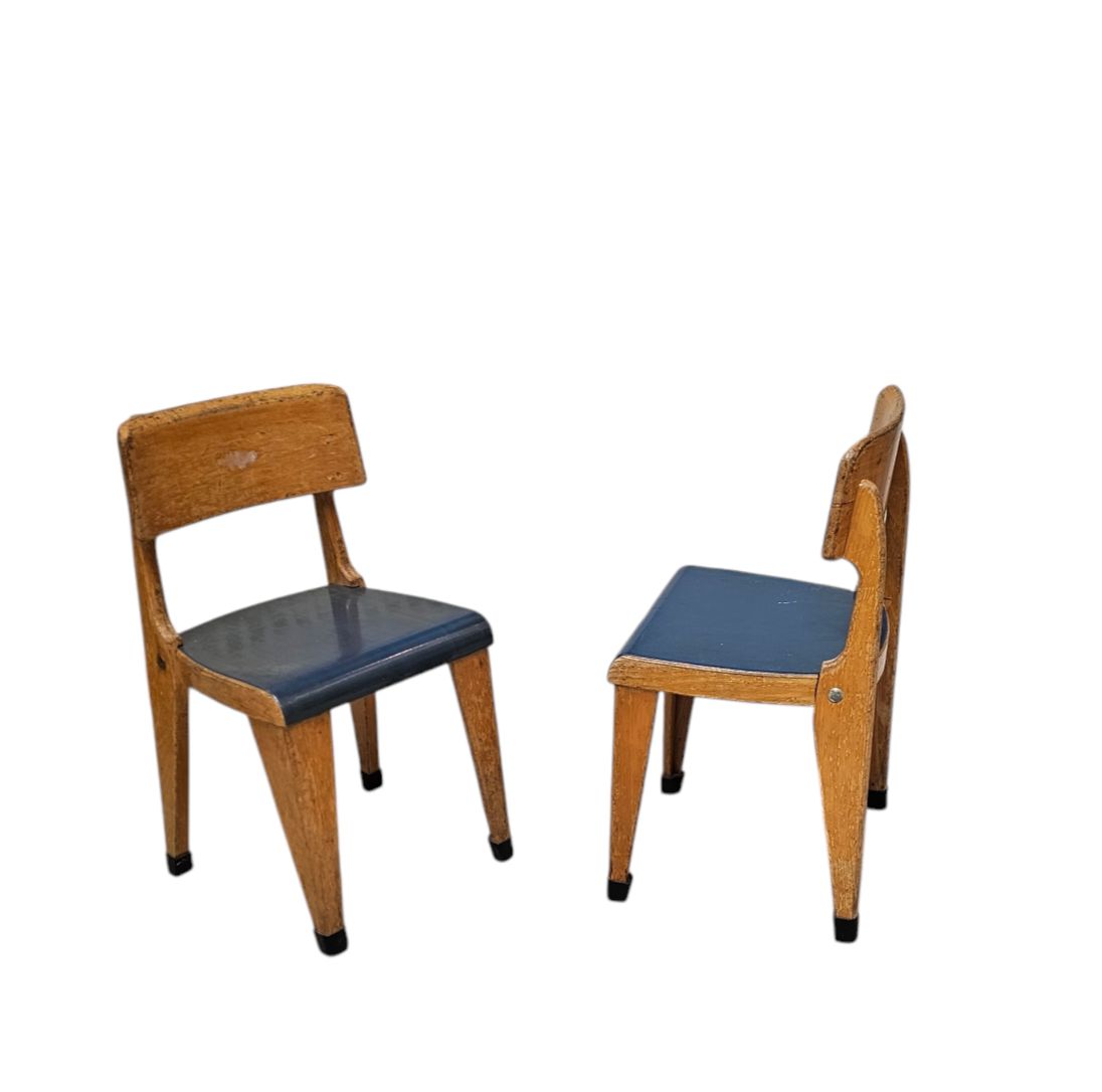 2 X Kids Chair 1950s Original Design Zabo Kids Chair photo vintage