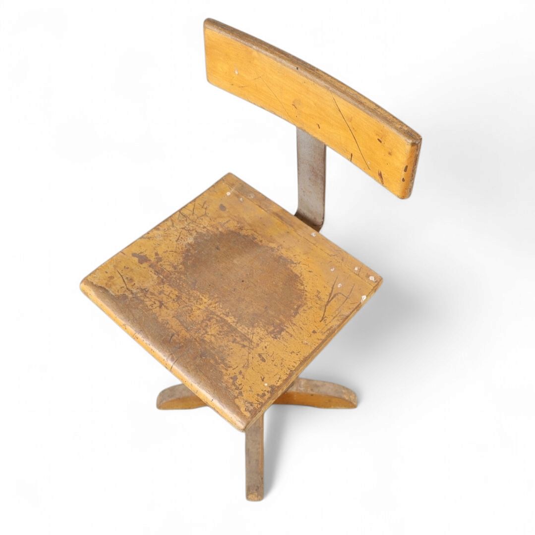 School Bench With Chair, Grythyttan, First Half Of The 20th Century photo for sale
