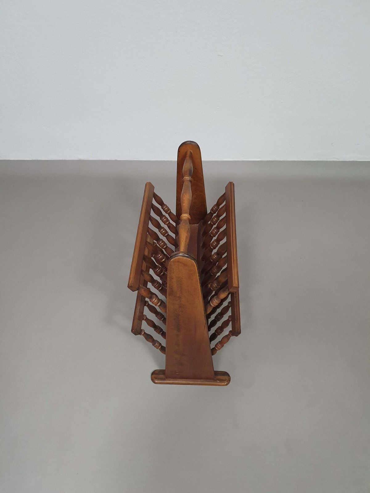 Double Dutch Wooden Magazine Rack , Wood Magazine Stand , Wood Magazine Holder, Mid Century Furniture photo 423.0