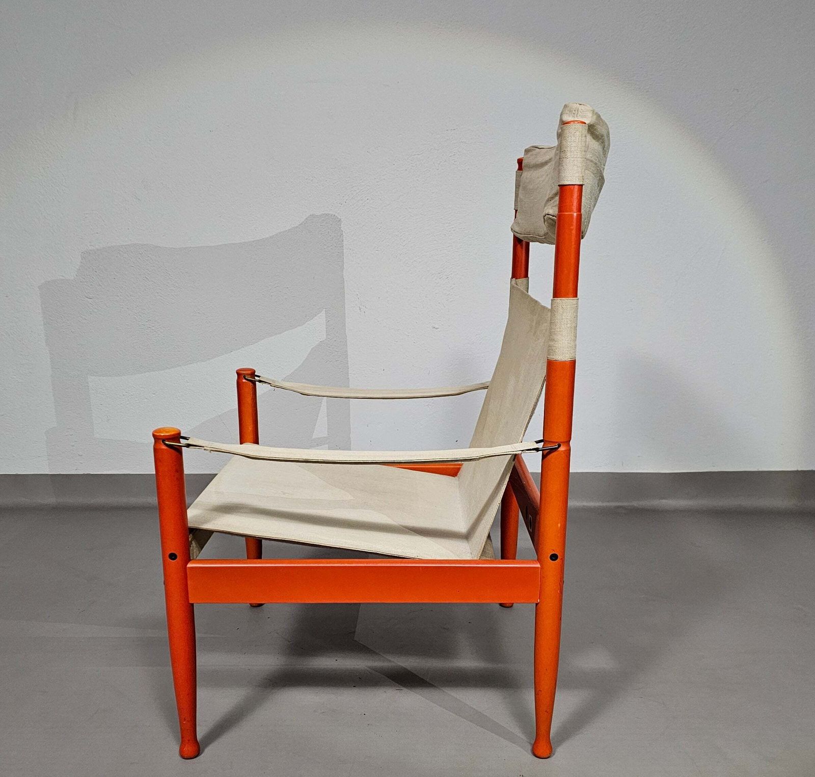 Safari Lounge Chair, Model 30, Designed By Erik Worts And Manufactured By Niels Eilersen, Denmark 1960. photo vinterior