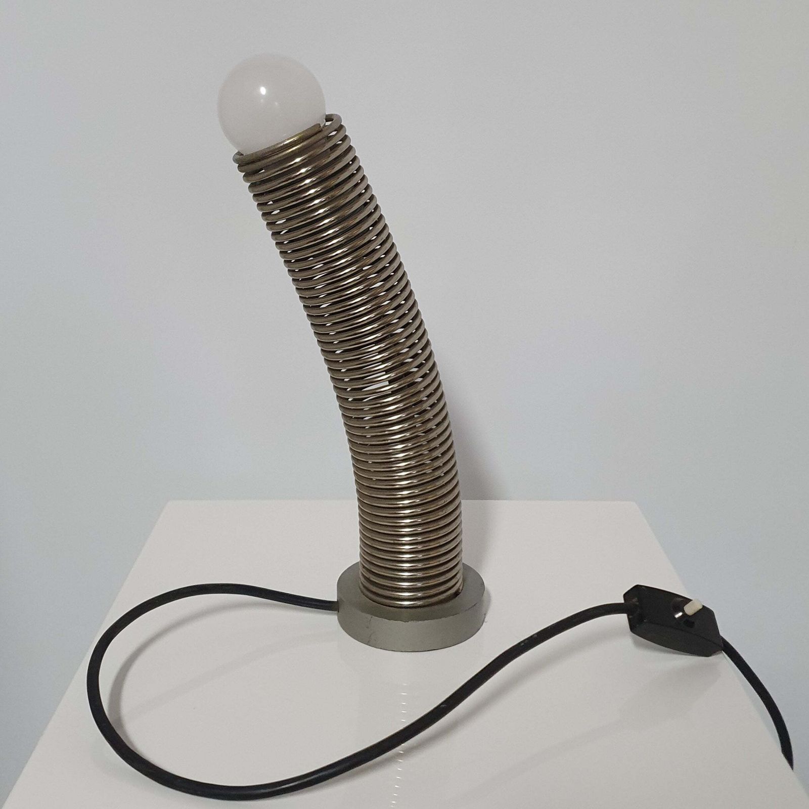Spring Adjustable Table Lamp 1970's photo vintage