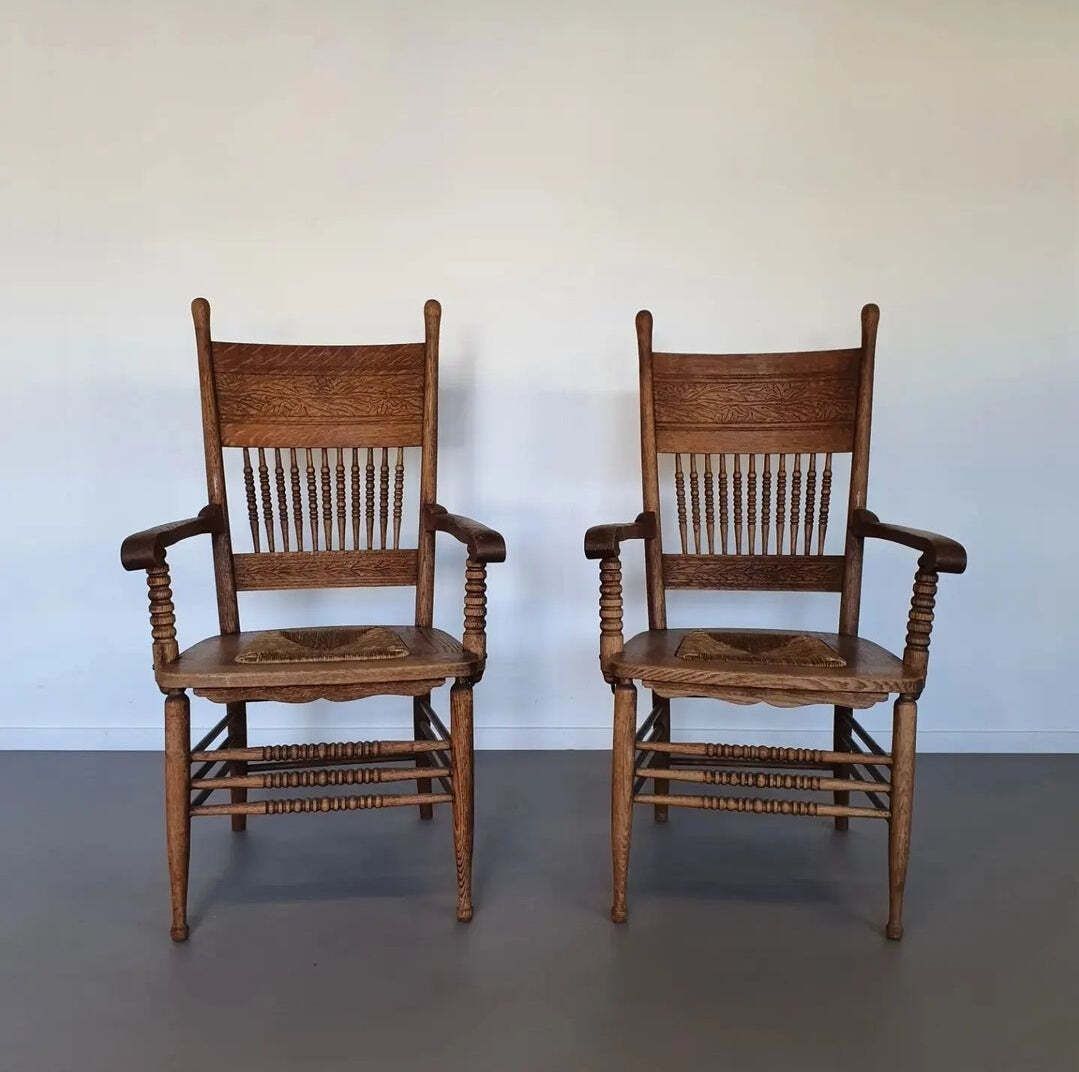 Unieke Belle Epoque Stoelen ( Shaker Chairs ) photo for sale