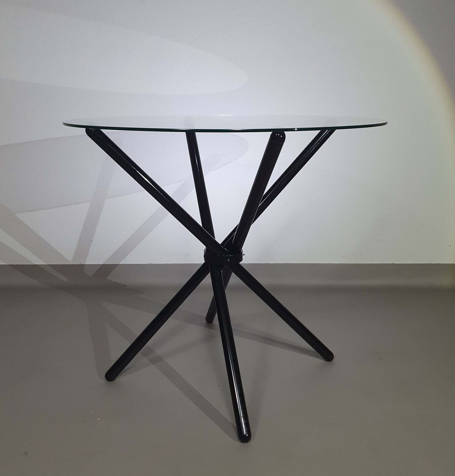 A Thing Of Beauty Is A Joy For Ever. Italian Folding Table 80's Aluminium Frame photo Furniture