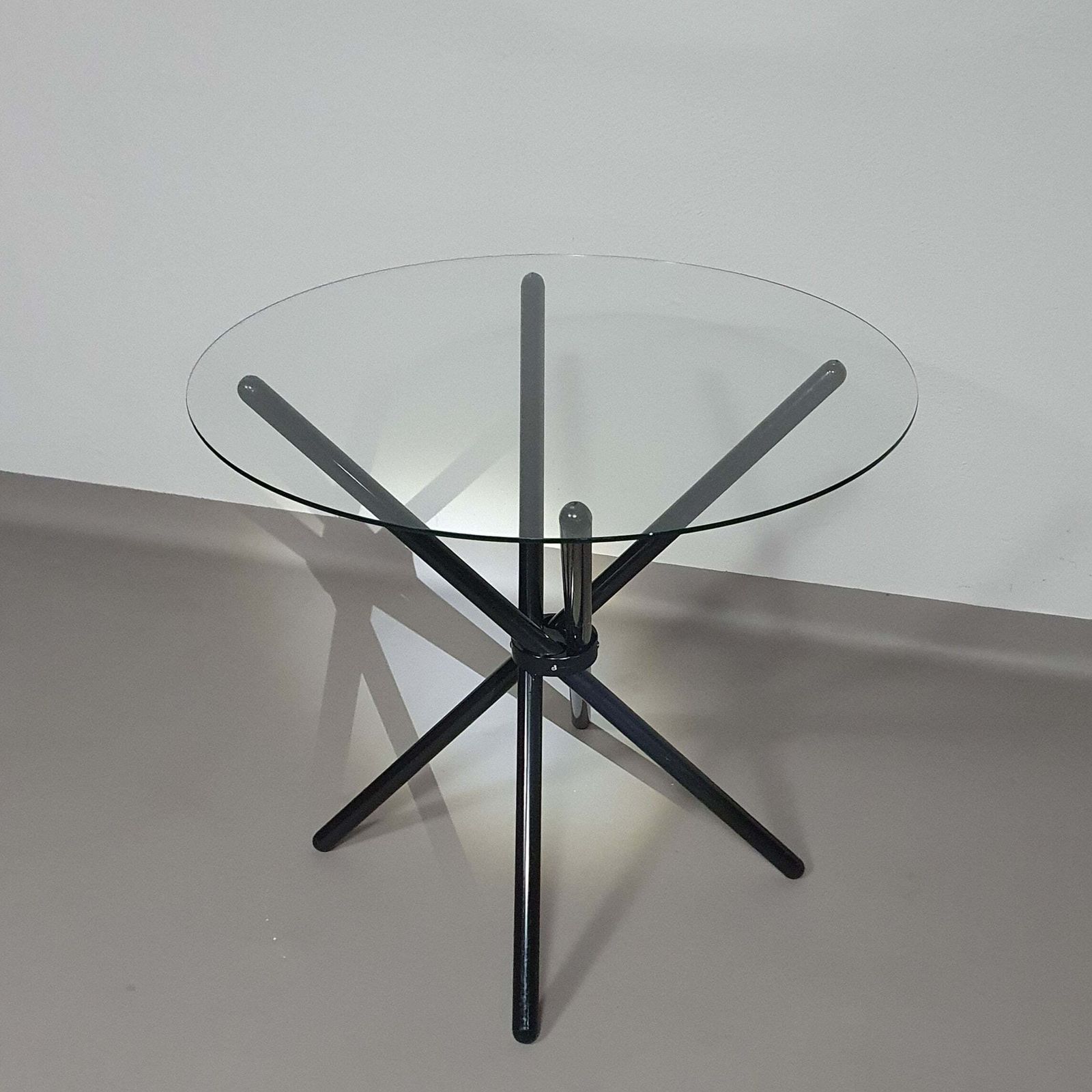 951.0 A Thing Of Beauty Is A Joy For Ever. Italian Folding Table 80's Aluminium Frame photo