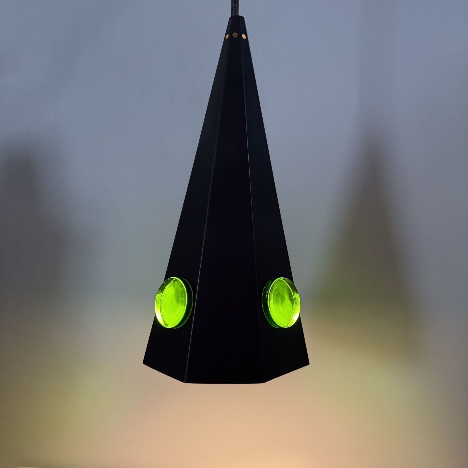 photo vintage Deense Design Hanglamp Van Svend Aage Holm Sørensen Voor Holm Sørensen & Co, Jaren 1960