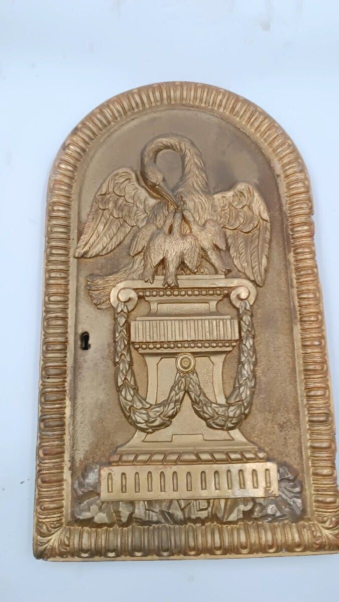Tabernacle Portal, Ciborium, In Gilded Wood With Pelican, Late 18th Century photo furniture