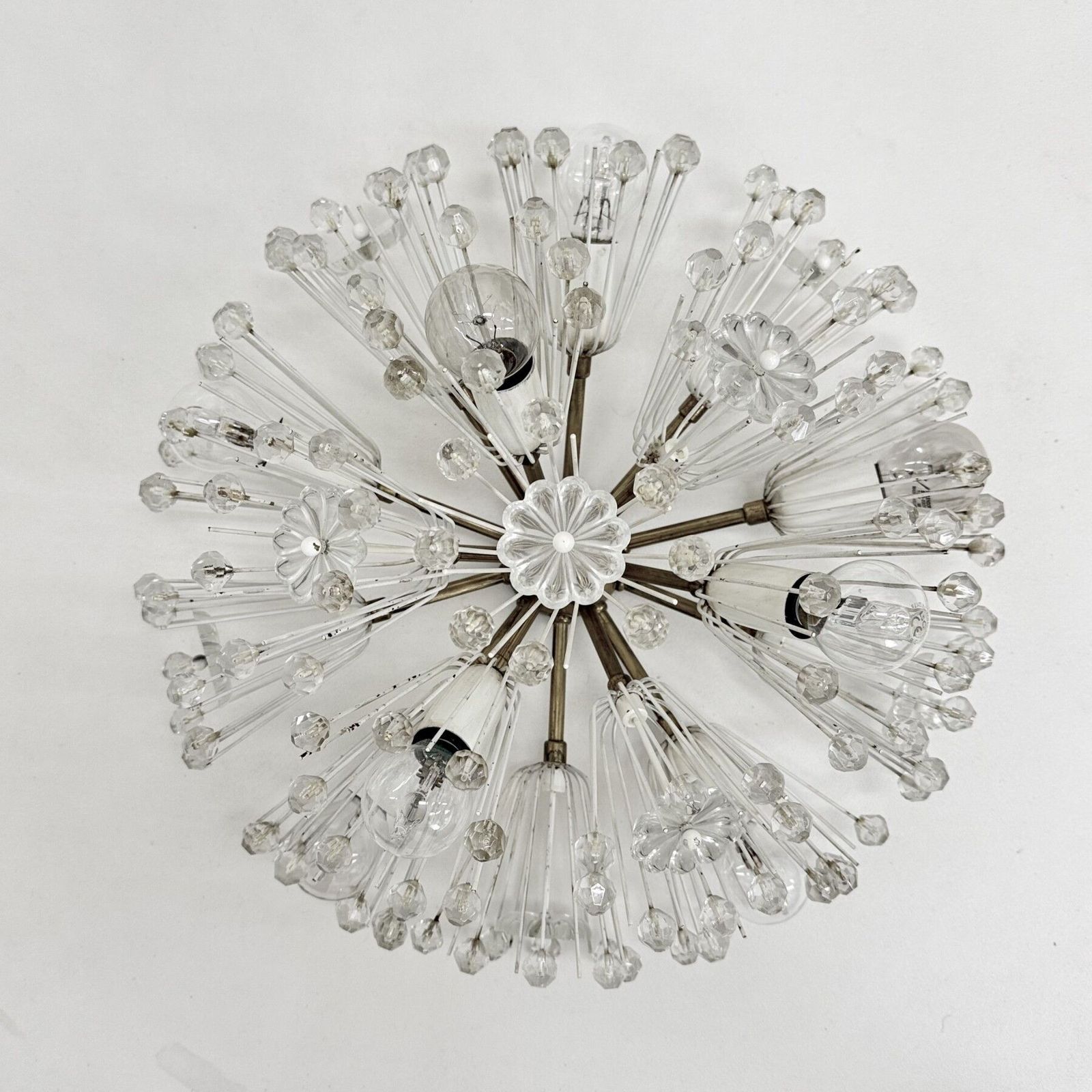 Snowball Plafondlamp Van Emil Stejnar Voor Rupert Nikoll, Ca. Jaren 1950