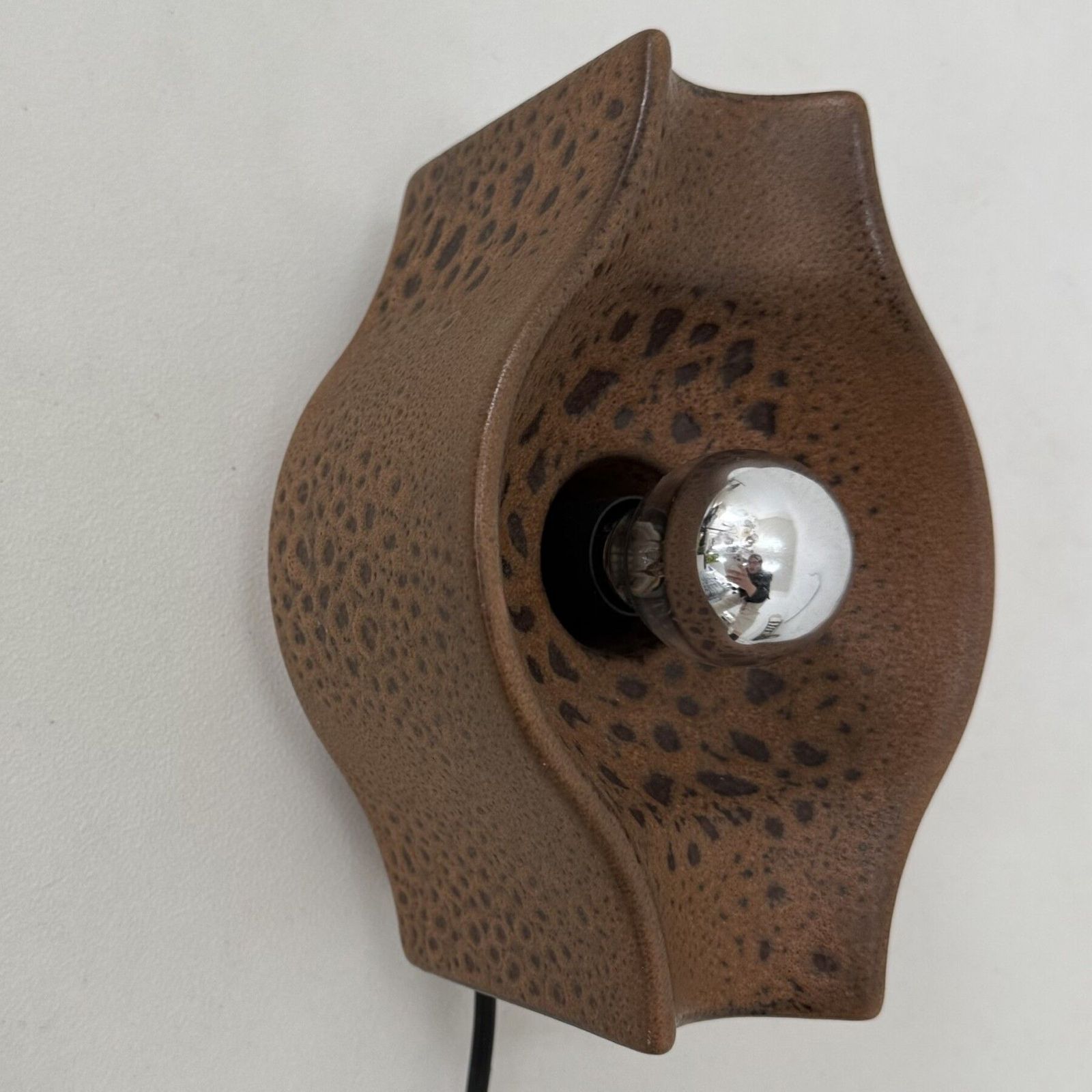 photo for sale Vintage Ceramic Wall Lamp By Cari Zalloni , 1970s