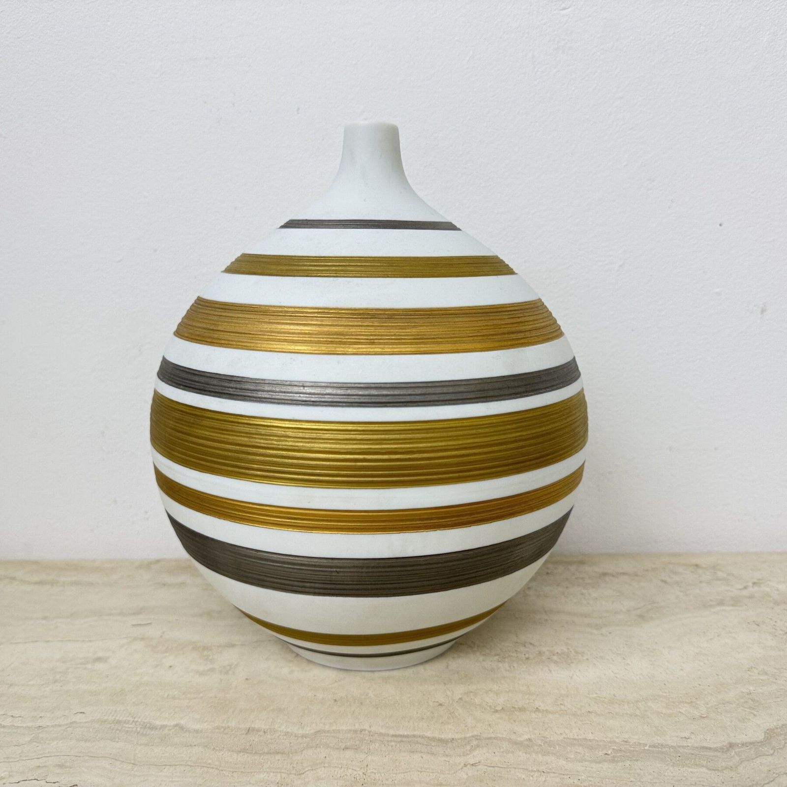 photo vinterior Mid Century Design Porcelain Vase By Hutschenreuther, 1970s
