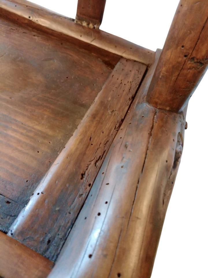 Antique Chinese Elm Wood Childs Chair Ideal As Display Piece C.1800 photo for sale