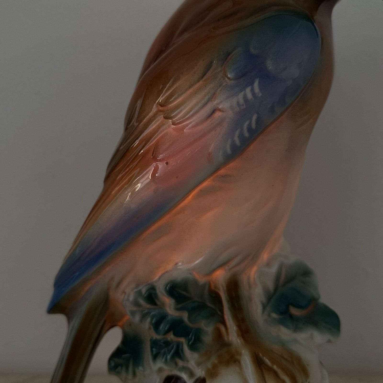 Vintage Porseleinen Parfumlamp Met Vogel, Ca. Jaren 1950 photo for sale