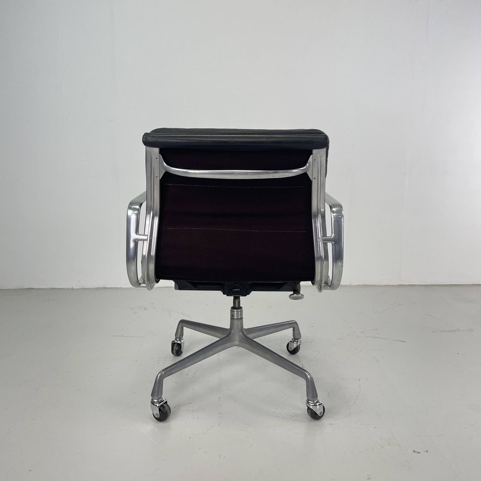 Eames Herman Miller Black Leather Soft Pad Group photo 1726.0