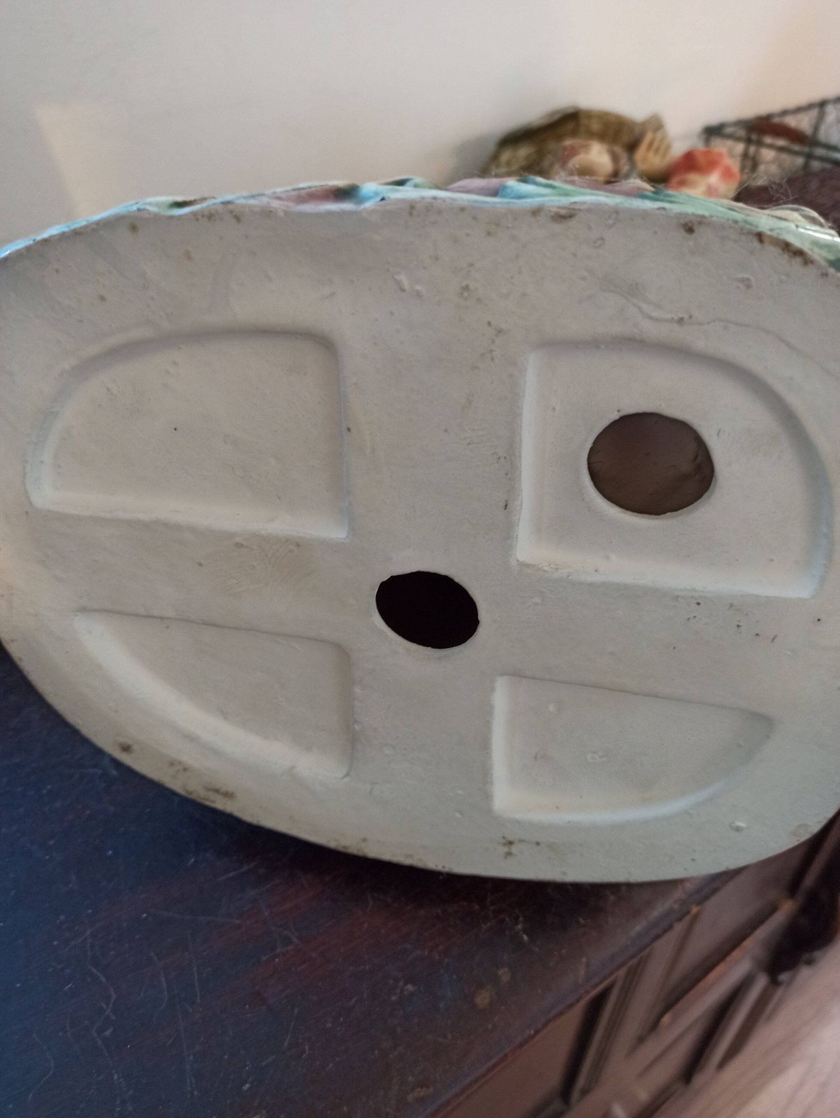 photo furniture The Fishermans Wife And Husband. Ceramic Vintage. Good Overall Condition.