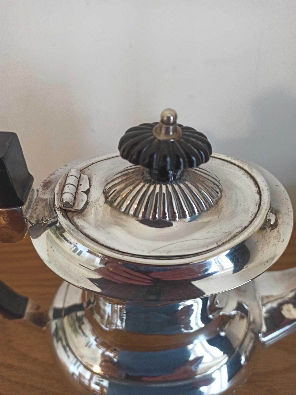 Silver Plated Tea Set. Teapot, Twin Handled Sugar Bowl And Milk Jug. A.1 photo furniture