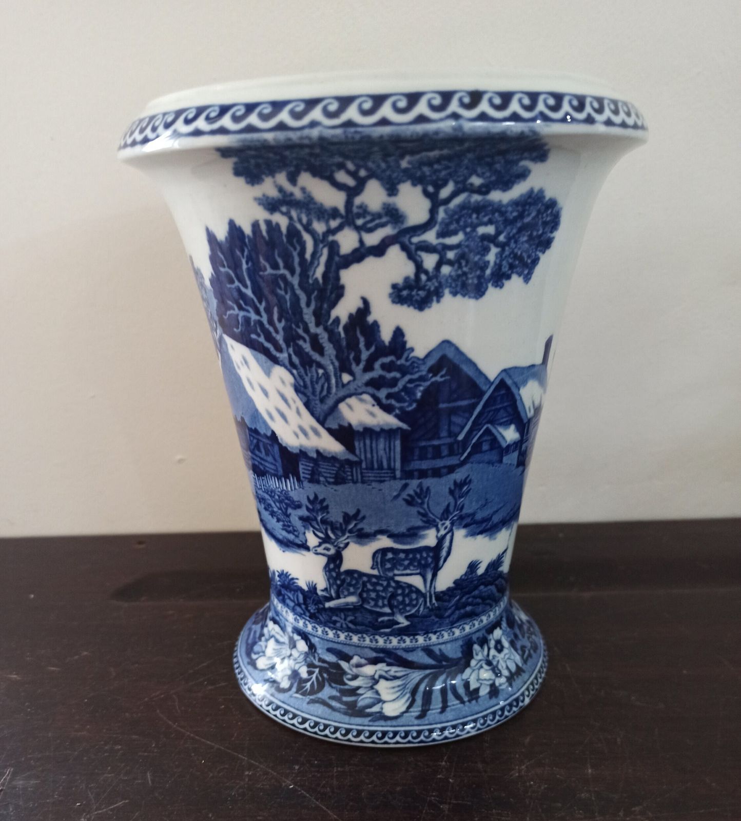 Wedgwood Rare Antique Fallow Deer Vase. Etruria. photo for sale