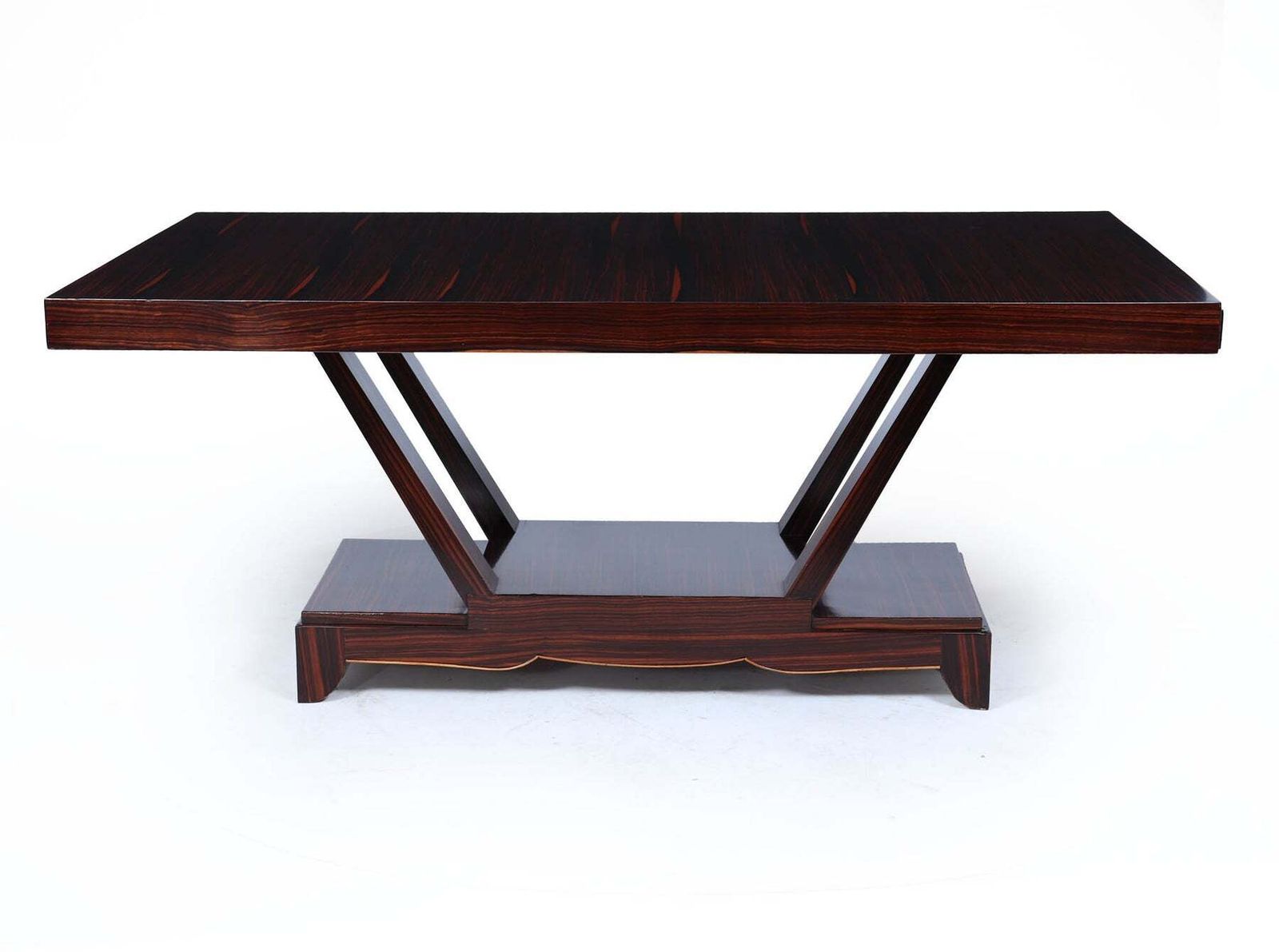 Art Deco Macassar Ebony Dining Table C.1930 photo furniture
