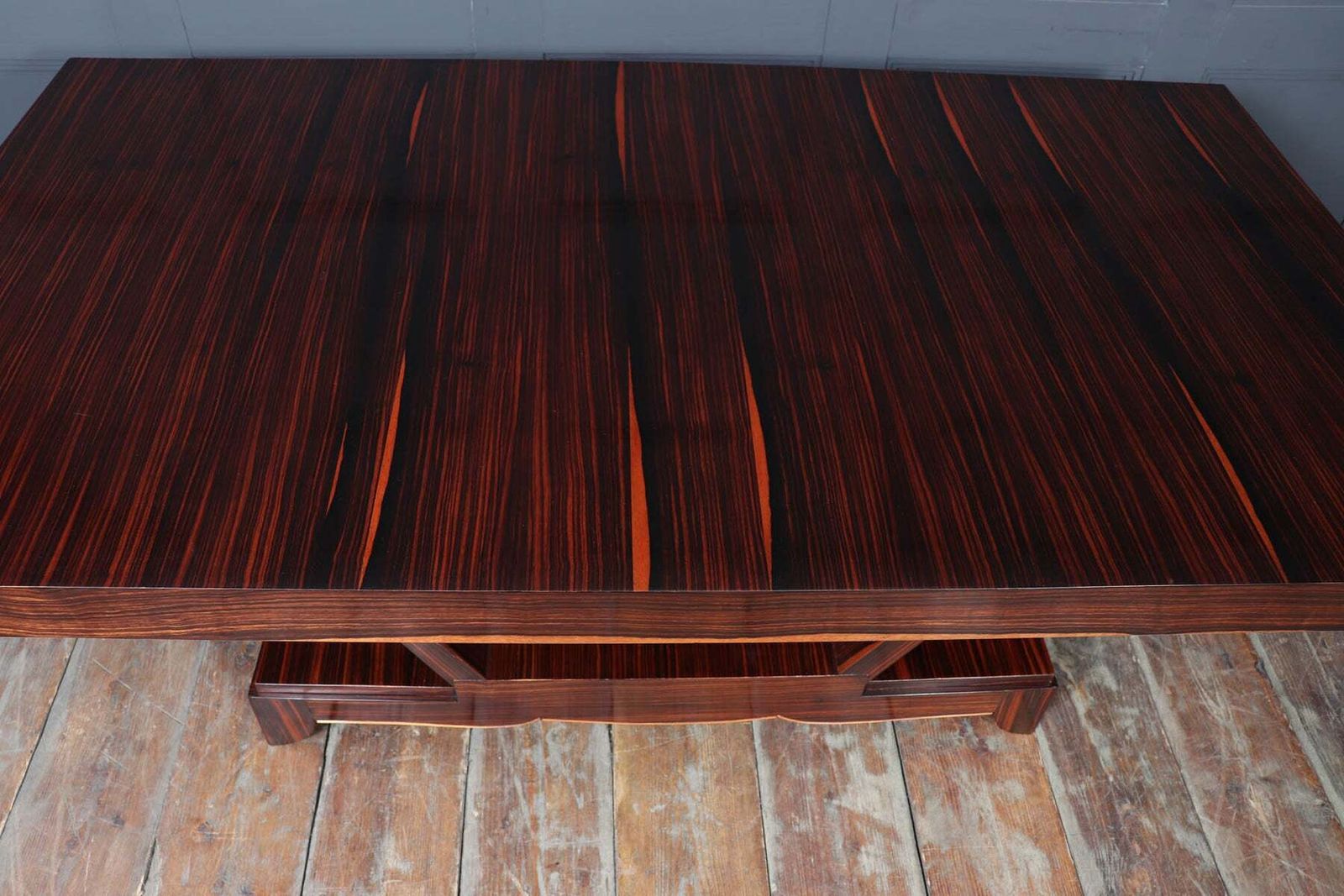 Art Deco Macassar Ebony Dining Table C.1930 photo 3400.0