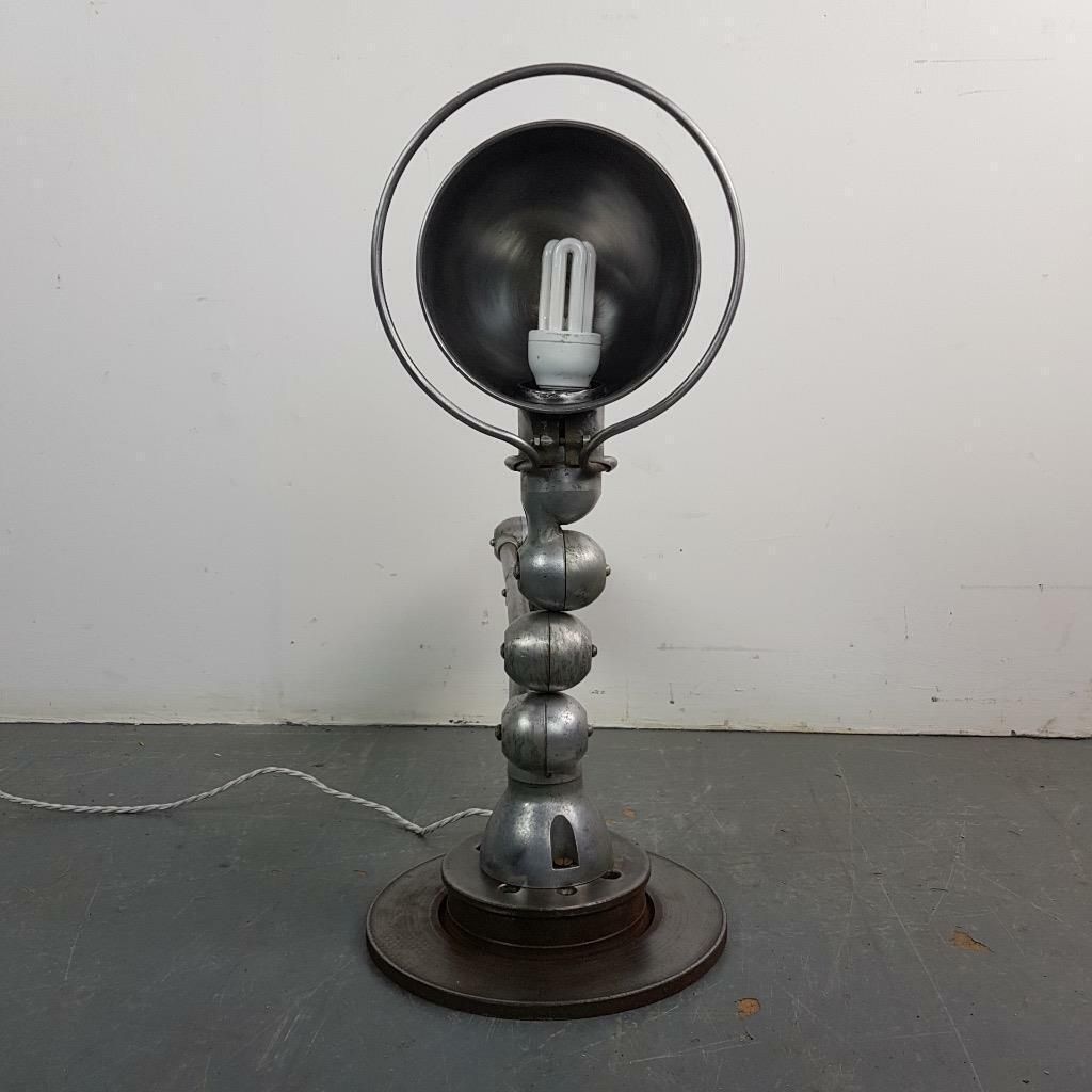 Art Vintage Industrial Lamppost Stripped And Polished Jielde photo