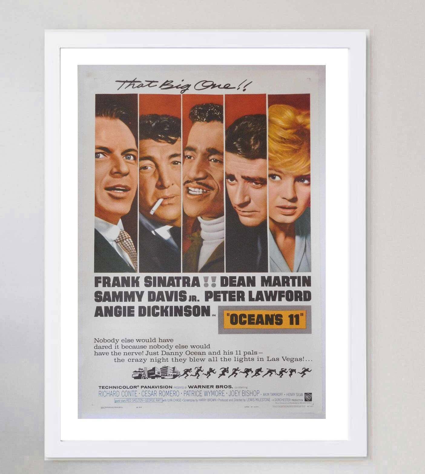 Ocean's 11  Original Vintage Poster photo for sale