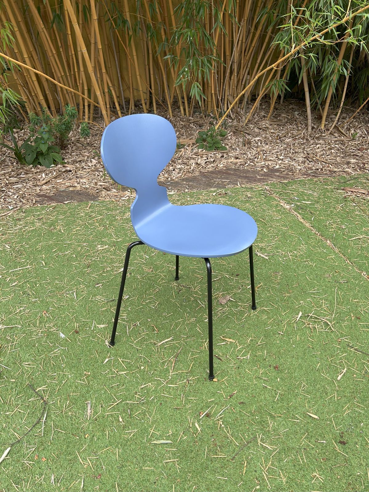 Set Of Four Fritz Hansen Ant™ 3101 Chair   Dusk Blue Coloured Ash photo 599.0